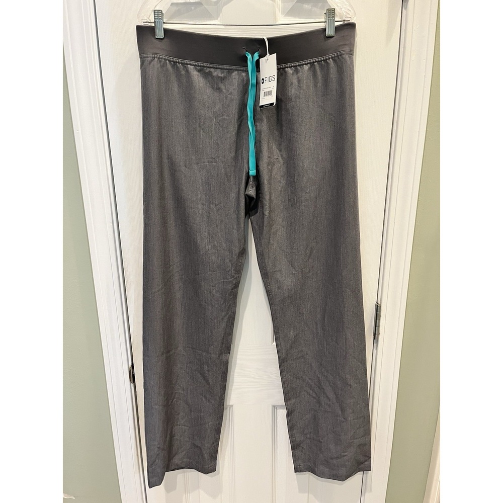 Figs Livingston Straight Leg Scrub Pants Women's Size M Graphite T21003 NWT